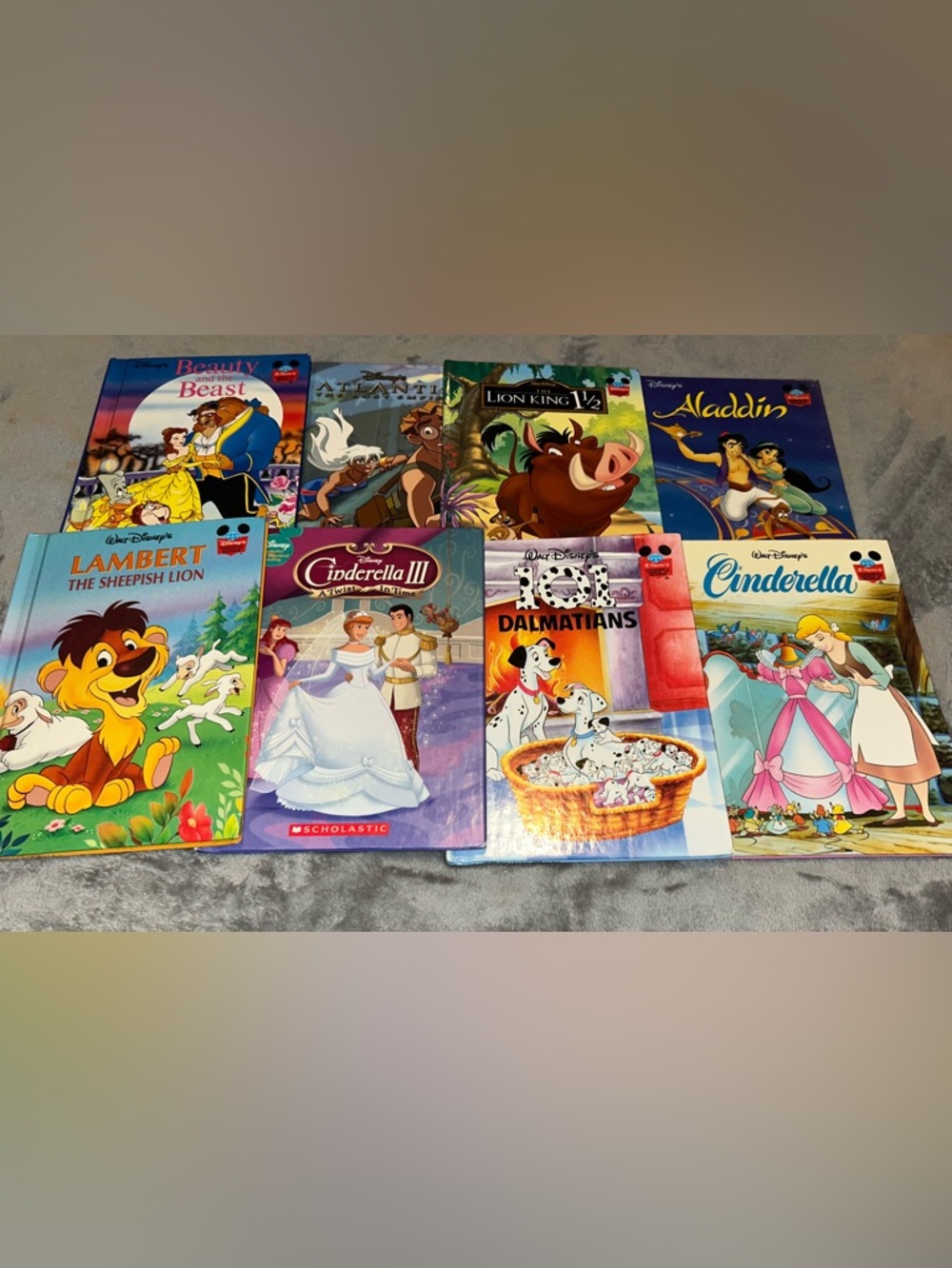 Lot Of 8 Classic Disney’s Wonderful World Of Reading Children’s Books
